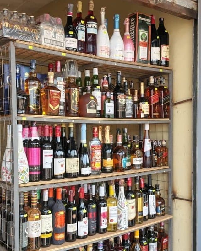 Spirits in stock at Francellen Enterprise